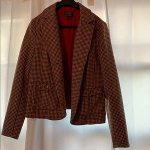 American eagle houndstooth blazer